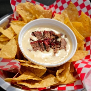 Chips & Queso & Brisket too